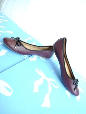G.H. Bass & Co. Bass Lacy Women's Flats Shoes Burgundy Size  8
